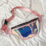 Fashion PVC Holographic Fanny Pack Travel Waist Bag Laser Purse Shoulder Chest Bag M71021