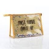 PVC Quicksand Sequins Cosmetic Bag