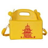 Fashion Pu Leather Crossbody Chinese Takeout Box Style Handbags