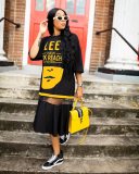 Fashion Hip Hop Loose T-shirt Dress Dresses AL117