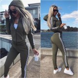 Plus Size Casual Tracksuit Tracksuits 8056