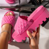 Women Non-Slip Platform Beach Slippers Slides Sandals