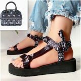 Fashion Bandana Slides Bags Set