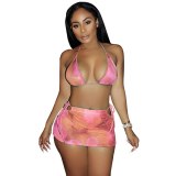 Sexy Tie Dye Print Swimsuit Swimsuits 501627