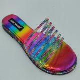 Colorful Bright Color Rainbow Jelly Purse and Matching Shoe Rainbow  Bag Bags Handbags