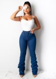 Fashion classic stacks of Jeans Pant Pants LD8609