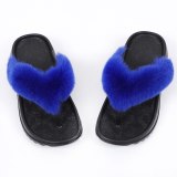 Fashion Real Rex Rabbit Fur Slipper Slippers Slide Slides HY-ZTTMRZTX