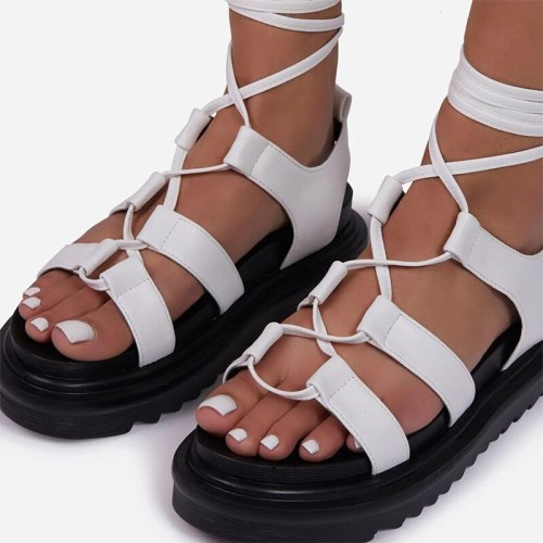 Fashionable And Comfortable Round Headband With Thick Bottom Sandal Sandals Slides 2288