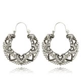 Women Flower Shape Gold Silver Color Hollow Dangle Drop Earrings For  Earring Earrings SKU4313