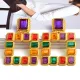 Fashion Square Dangle Drop Earrings Studded With Colorful Crystal  Rhinestone Earring Earrings eh584