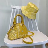 Fashion  Bandana Crossbody Handbags and Hats Set Bags and Handkerchief Set