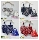 Fashion Sling Cashew Flower Tops and Handbags Bags Set Y5501+diaodai