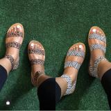 Women's Printed Vintage Casual Flat Sandal Sandals 01