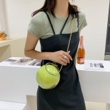 Round Ball Chain Transparent PVC Bag Bags Handbags 2083