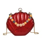 Transparent Acrylic Shell Shape Bag Bags Handbags 2092