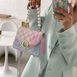 Fashion PU Leather Gradient Color Crossbody Small Bag Bags Handbags MDD-2740