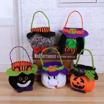 Halloween Candy Prop Trick Kids Pumpkin Doll Bag Bags Handbags