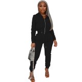 Fashion Casual T2 Piece Long Sleeve Hoodies Tracksuit Tracksuits YT3289