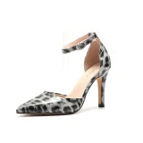 Sexy Fashion Pointed Toe Leopard Comfortable High Heels 801-1324