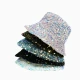 Glitter Sequins Folded Windproof Fisherman Hats M0516