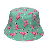 Flamingos Printing Bucket Foldable Fisherman Hats YFM1146