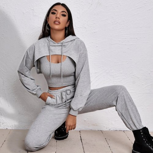 Women Sportswear Warm Three Piece Bodysuit Bodysuits Outfit Outfits 8679810