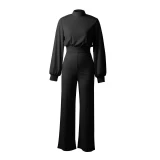 Sexy Long Sleeve Casual Wide Legs Bodysuit Bodysuits Outfit Outfits 831425