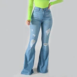 Sexy Vintage High Waist  Skinny Bell Bottoms Jeans Pants