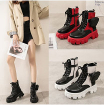 Fashion Artificial Pu Muffin Thick Soled Martin Boots 5831