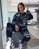 Fashion Letter Graffiti Print Sweatpants Tracksuit  Tracksuits MN8325