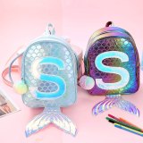 Fashion Cartoon Embroidery 3D Mermaid Backpacks XW-059610