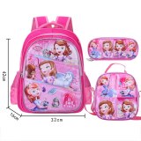 3pcs Disney Cartoon Lunch Bag Pencil Case Children's Backpacks 616