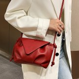 Fashion Simple Solid Color Leather Shoulder Bag Bags Handbags 115-069710