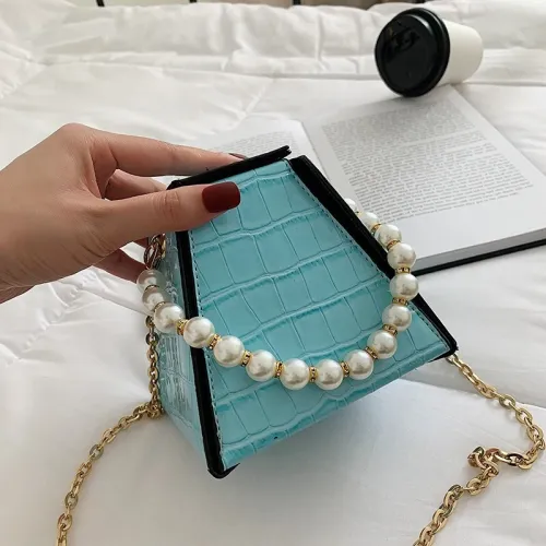 Fashion Luxury Stone Pattern With Pearl Retro Bag Bags Handbags 50-323344