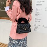 Fashion Square Shoulder Bag PU Leather Handbags and Purses QY300827