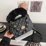 Fashion Lattice Women Shoulder Chains Hand Bags Z066677