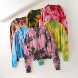 Fashion Tie Dye Pins Cardigans Thick Warm Knitted Sweaters GPG963-78654Z122334