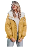 Fashion Hooded Down Cotton Thick Warm Parkas Jacket Coats