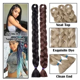 Women's High Temperature Chemical Fiber Wig Braid