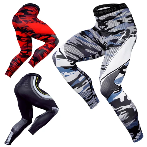 Men's Compression Sportswear Training Leggings Gym Running Pant Pants KC17081