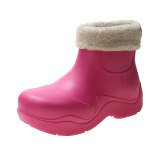 Women New Rubber Walking Waterproof Ankle Rain Short Boots 60089