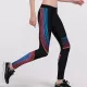 Women Running Quick Dry Stripe Printed Yoga Compression Tights Pants