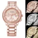 Famous Gold Crystal Quartz Stainless Steel  Watches 260314