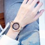 Women Fashion Starry Sky Leather Quartz Bracelet Watches SL0112