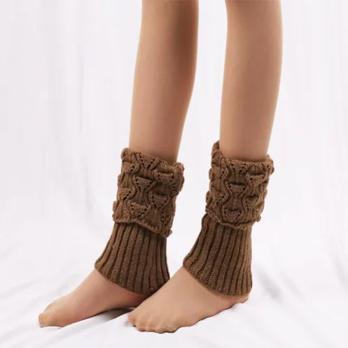 Women Down Boot Cuffs Lace Trim Garters Boot Socks