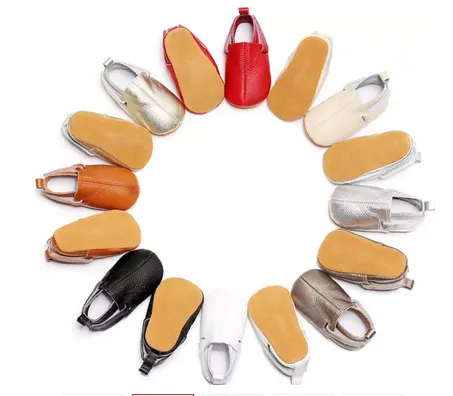 Leather Baby Moccasins Cute Infant Toddller First Walkers Baby Girls Shoes HZ016778