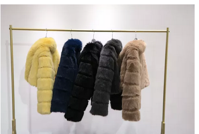 Fashion Women Faux Fox Warm Fur Coat With Lapels 2021-WT-00I