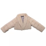 Fashion Women Faux Fox Warm Fur Coat With Lapels 2021-WT-00I