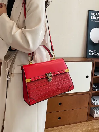 PU small bag  2023 New Trend Small Square Bag  Handheld small bag  Women's portable small square bag  Single span small package  Diagonal small bag