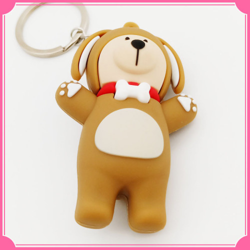 3D OEM Custom Logo Rubber Soft PVC Key Chain For Bag,Clothes promotion